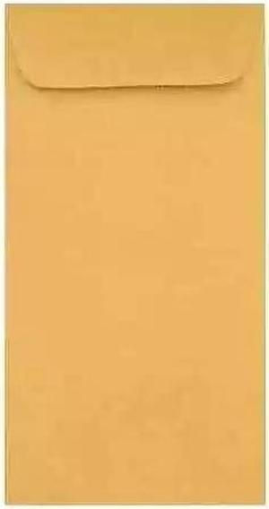 LUX #14 Open End Envelopes 5" x 11 1/2" 28 lb. Brown Kraft 50 Qty (WS-5248-50)