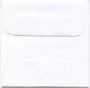 JAM Paper 2.375 x 2.375 Mini Square Envelopes White 3993004I