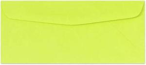 LUX 4 1/8" x 9 1/2" #10 60lbs. Electric Regular Envelopes Green 4260-22-50