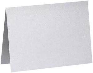 LUX A2 Folded Card (4 1/4 x 5 1/2) 50/Pack Silver Metallic (PGCST909-50)