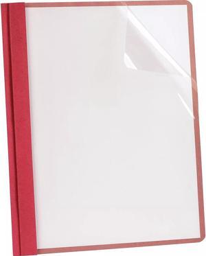 Esselte 3-Prong Report Covers Red 25/Box 57871EE
