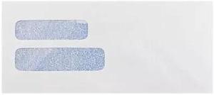 LUX #10 Double Window Envelope 4 1/8" x 9 1/2" White 250/Pack WS-3342-250