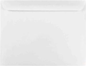 JAM Paper 10 x 13 Booklet Envelopes White 50/Pack (4023222A)