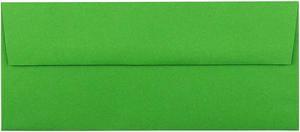 JAM Paper #10 Business Envelope 4 1/8" x 9 1/2" Green 25/Pack (15862)