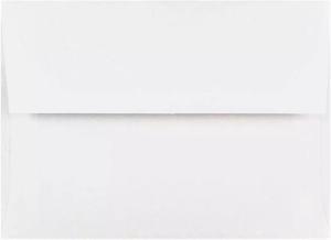 JAM Paper A6 Invitation Envelopes 4.75 x 6.5 White 31820I