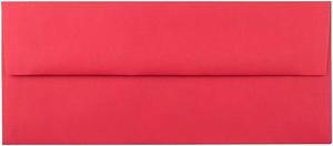 JAM Paper #10 Business Colored Envelopes 4.125 x 9.5 Red Recycled 67161