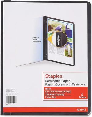 Staples Deluxe 3-Prong Report Cover Letter 905895
