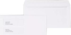 MyOfficeInnovations Gummed Double-Window 4 3/16" x 9" Envelopes for Laser Forms