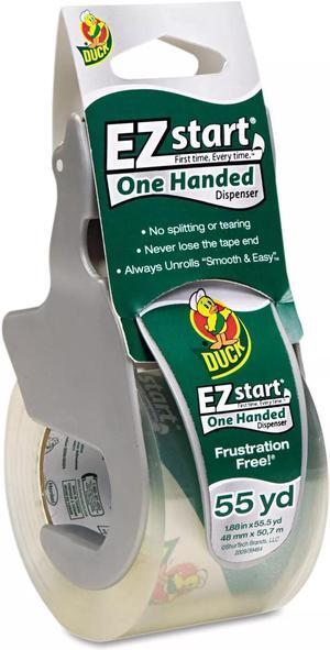 Duck E-Z Start Premium Packaging Tape w/Dispenser 1.88" x 55.5yds 1259457