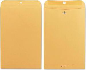 Quality Park Clasp Envelope 10 x 15 28lb Brown Kraft 100/Box 37898