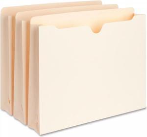 Business Source Filing Jackets 2" Exp 400 Cap. Letter 50/BX Manila 65799