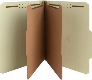 Nature Saver Classification Folder 2" Exp. Letter 2-Div 10/BX GYGN 01057