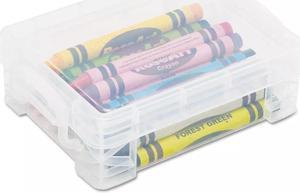 Advantus Super Stacker Crayon Box Clear 3 1/2 x 4 4/5 x 1 3/5 40311
