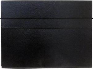 JAM Paper Thin Portfolio File Carrying Case with Elastic Band 9 1/4 x 1/2 x 12