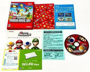 New Super Mario Bros.  Nintendo Wii    Complete    JP Import #001