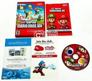 New Super Mario Bros.Wii  Nintendo Wii    Complete   #002