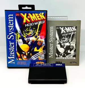XMen Mojo World  Sega Master System  TEC TOY  CIB    AUTHENTIC