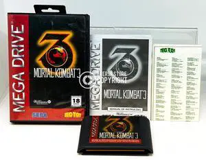 Mortal Kombat 3  Sega Mega Drive  CIB    AUTHENTIC  HANG TAB