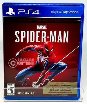 SpiderMan Game Of The Year Edition  PS4