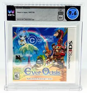 Ever Oasis  Nintendo 3DS  WATA 9.6 A+ Sealed Graded Not VGA  CGC