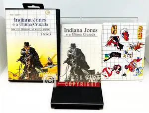 Indiana Jones And The Last Crusade  Sega Master System  TEC TOY  CIB