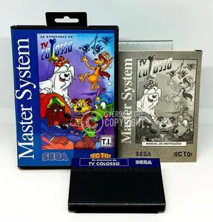 As Aventuras Da TV Colosso  Sega Master System  TEC TOY  CIB