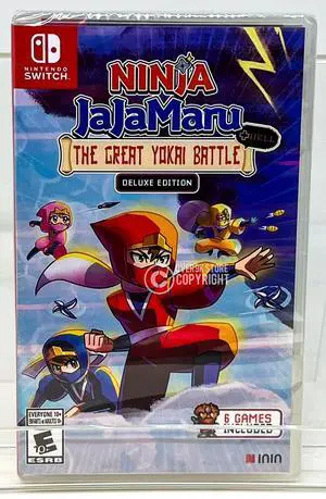 Ninja Jajamaru The Great Yokai Battle + Hell  Deluxe Edition  Switch  New
