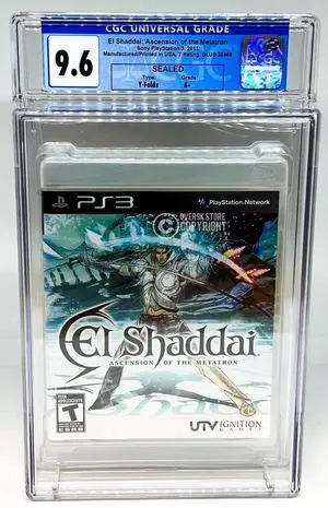 El Shaddai: Ascension Of The Metatron  PS3  CGC 9.6 A+ Sealed Graded Not WATA