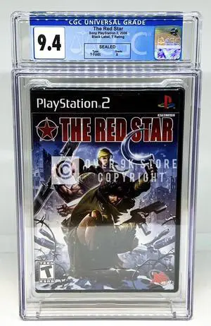 The Red Star  PS2  CGC 9.4 A Sealed Graded Not VGA  WATA