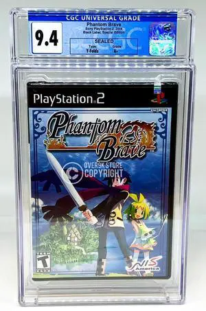 Phantom Brave  PS2  CGC 9.4 A+ Sealed Graded Not VGA  WATA