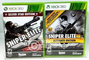 Sniper Elite Silver Star Edition V2 + Sniper Elite III Ultimate  Xbox 360  New