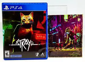 Stray w/ sealed cards  PS4