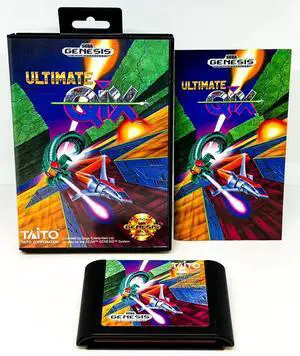 Ultimate Qix  Sega Genesis  CIB    AUTHENTIC #001