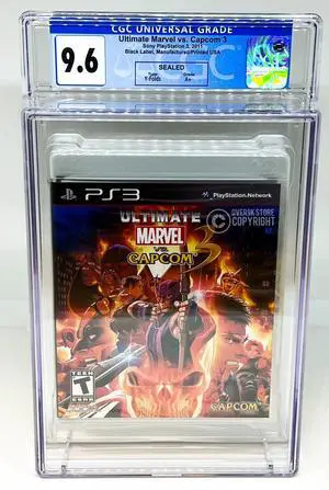 Ultimate Marvel vs Capcom 3  PS3  CGC 9.6 A+ Sealed Graded Not VGA  WATA #003 Ultimate Marvel vs Capcom 3  PS3  CGC 9.6 A+ Sealed Graded Not VGA  WATA #003