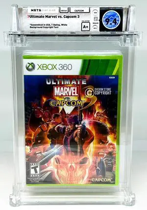 Ultimate Marvel vs Capcom 3  Xbox 360  WATA 9.4 A+ Sealed Graded Not VGA  CGC