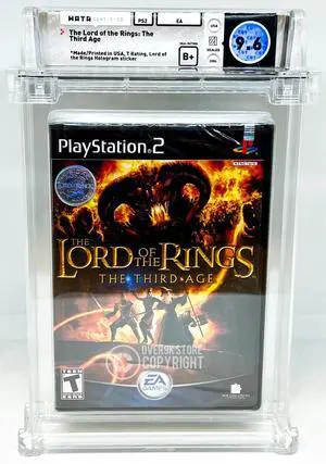 The Lord of The Rings  The Third Age  PS2  WATA 9.6 B+ Sealed Graded Not VGA