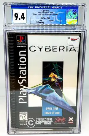 Cyberia  PS1  Long Box  CGC 9.4 C+ Sealed Graded Video Game Not VGA  WATA