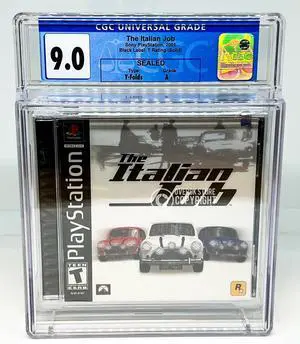 The Italian Job  PS1  CGC 9.0 A Sealed Graded Video Game Not VGA  WATA