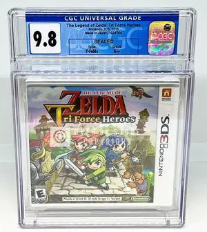 The Legend of Zelda: Tri Force Heroes  Nintendo 3DS  CGC 9.8 A++ Sealed Graded