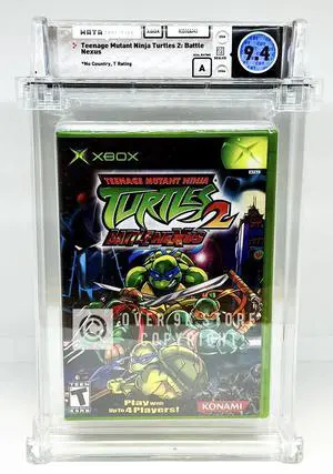 Teenage Mutant Ninja Turtles 2 Battle Nexus  Xbox  WATA 9.4 A Sealed Not VGA