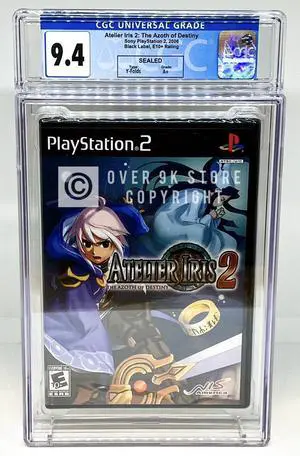 Atelier Iris 2: The Azoth Of Destiny  PS2  CGC 9.4 A+ Sealed Graded