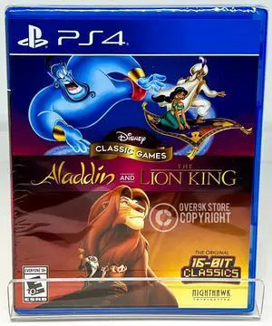 Disney Classic Games Collection  Aladdin  Lion King  PS4  New