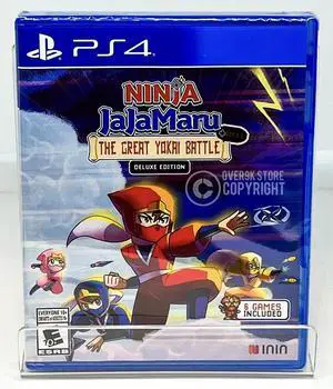 Ninja Jajamaru  The Great Yokai Batlle + Hell  Deluxe Edition  PS4  New