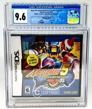 Mega Man Battle Network 5: Double Team DS  Nintendo DS  CGC 9.6 A+ Graded