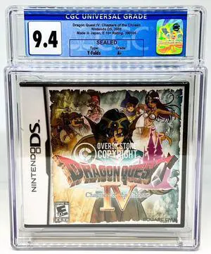 Dragon Quest IV: Chapters Of The Chosen  Nintendo DS  CGC 9.4 A+ Sealed Graded