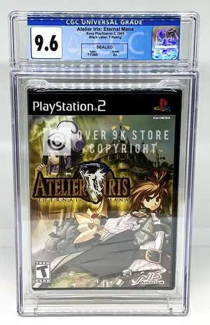 Atelier Iris: Eternal Mana  PS2  CGC 9.6 A+ Sealed Graded Not VGA  WATA