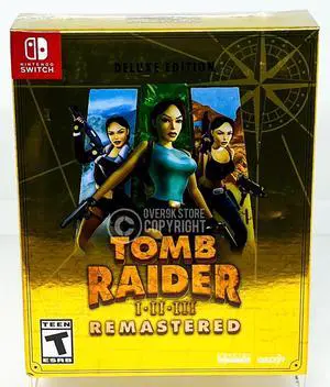 Tomb Raider IIIIII Remastered  Deluxe Edition  Nintendo Switch  New