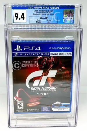 Gran Turismo Sport  PS4  CGC 9.4 A++ Sealed Graded Not VGA  WATA