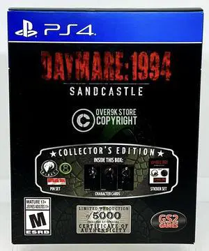Daymare: 1994 Sandcastle  Collector's Edition  PS4  New