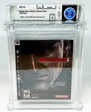 Metal Gear Solid 4: Guns Of The Patriots  PS3  WATA 9.2 A Sealed Graded
